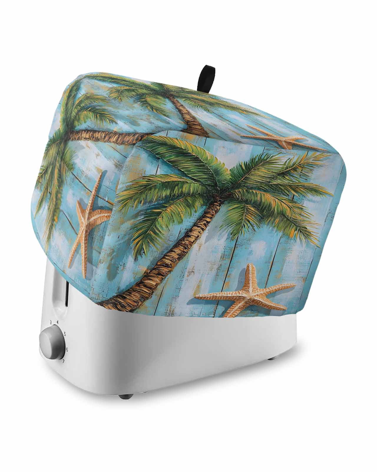 Tree Motif Toasters Fsddascl Coastal Beach Tree Toaster Cover 2 Slice, Small Kitchen ...
