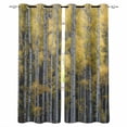 thumbnail image 1 of Fsddascl Fall Branch Trees Blackout Curtains for Bedroom/Living Room, Thermal Insulated Kitchen Curtains, Autumn Leaves Nature Forest Grommet Darkening Window Treatment Drapes 52"x63"x2, 1 of 6