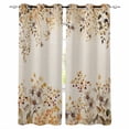 thumbnail image 1 of Fsddascl Flowers Leaves Blackout Curtains for Bedroom/Living Room, Thermal Insulated Kitchen Curtains, Fall Watercolor Farmhouse Floral Plants Grommet Darkening Window Treatment Drapes 52"x84"x2, 1 of 6
