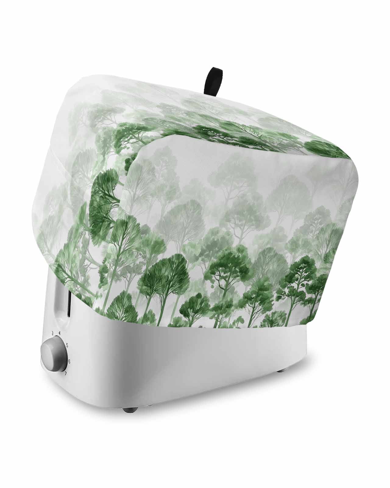 Tree Motif Toasters Fsddascl Green Forest Toaster Cover 4 Slice, Large Kitchen Appliance ...