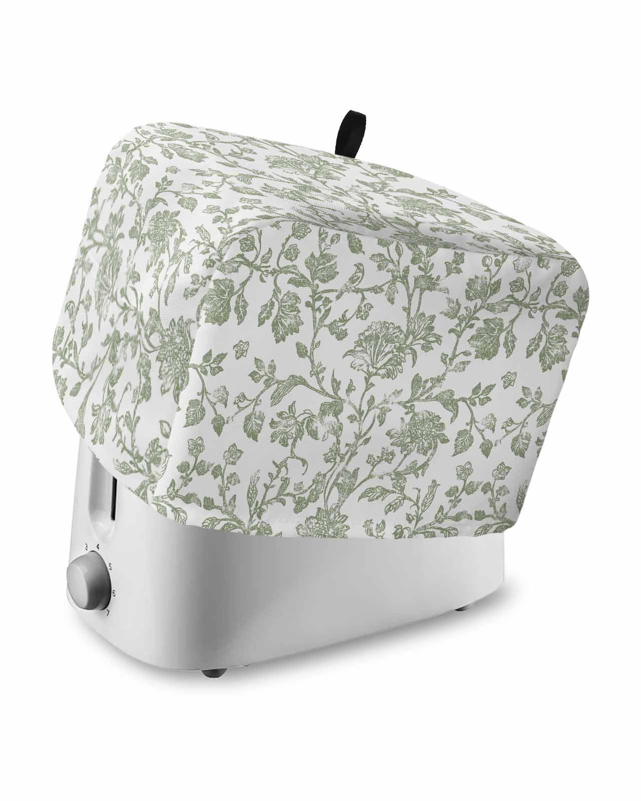 Fsddascl Green Leaf Flower Small Toaster Cover 2 Slice, Kitchen ...