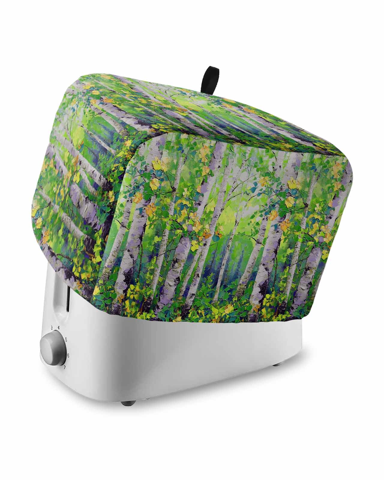 Fsddascl Green Oil Painting Toaster Cover 4 Slice, Large Kitchen ...