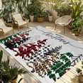 thumbnail image 1 of Fsddascl Grey Christmas Tree Outdoor Rug for Patio/Deck/Porch, Non-Slip Large Area Rug 4 x 6 Ft, Winter Xmas Tree Snowflake Indoor Outdoor Rugs Washable Area Rugs, Reversible Camping Rug Carpet, 1 of 5