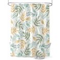 thumbnail image 1 of Fsddascl Leaf Shower Curtain Set - 72" x 78" Washable Bathtub Curtain with 12 Hooks, Retro Sage Green Multicolors Tree Branch Plant Waterproof Fabric Stall Shower Curtains for Bathroom/Bathtub Décor, 1 of 6
