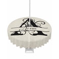 thumbnail image 1 of Fsddascl Letter A Outdoor Tablecloth - 60 Inch Round Dining Table Cover, Monogram Words Waterproof Outdoor Table Cloth with Umbrella Hole & Zipper for Picnic/Patio/Party, 1 of 7