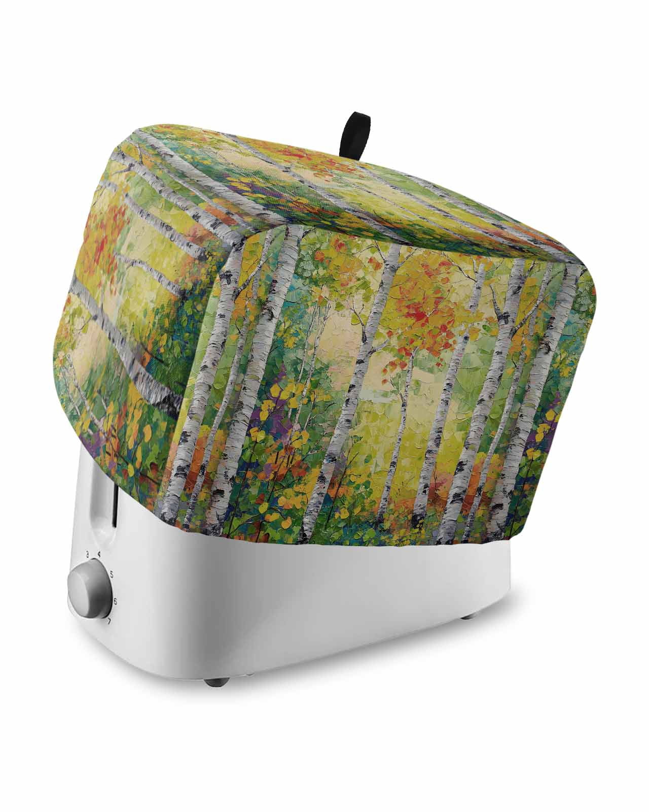 Fsddascl Modern Oil Painting Toaster Cover 4 Slice, Large Kitchen ...