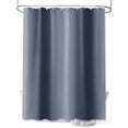 thumbnail image 1 of Fsddascl Navy Blue Ombre Shower Curtain Set - 48" x 72" Washable Bathtub Curtain with 12 Hooks, Grey Modern Art Farmhouse Waterproof Fabric Stall Shower Curtains for Bathroom/Bathtub Décor, 1 of 6