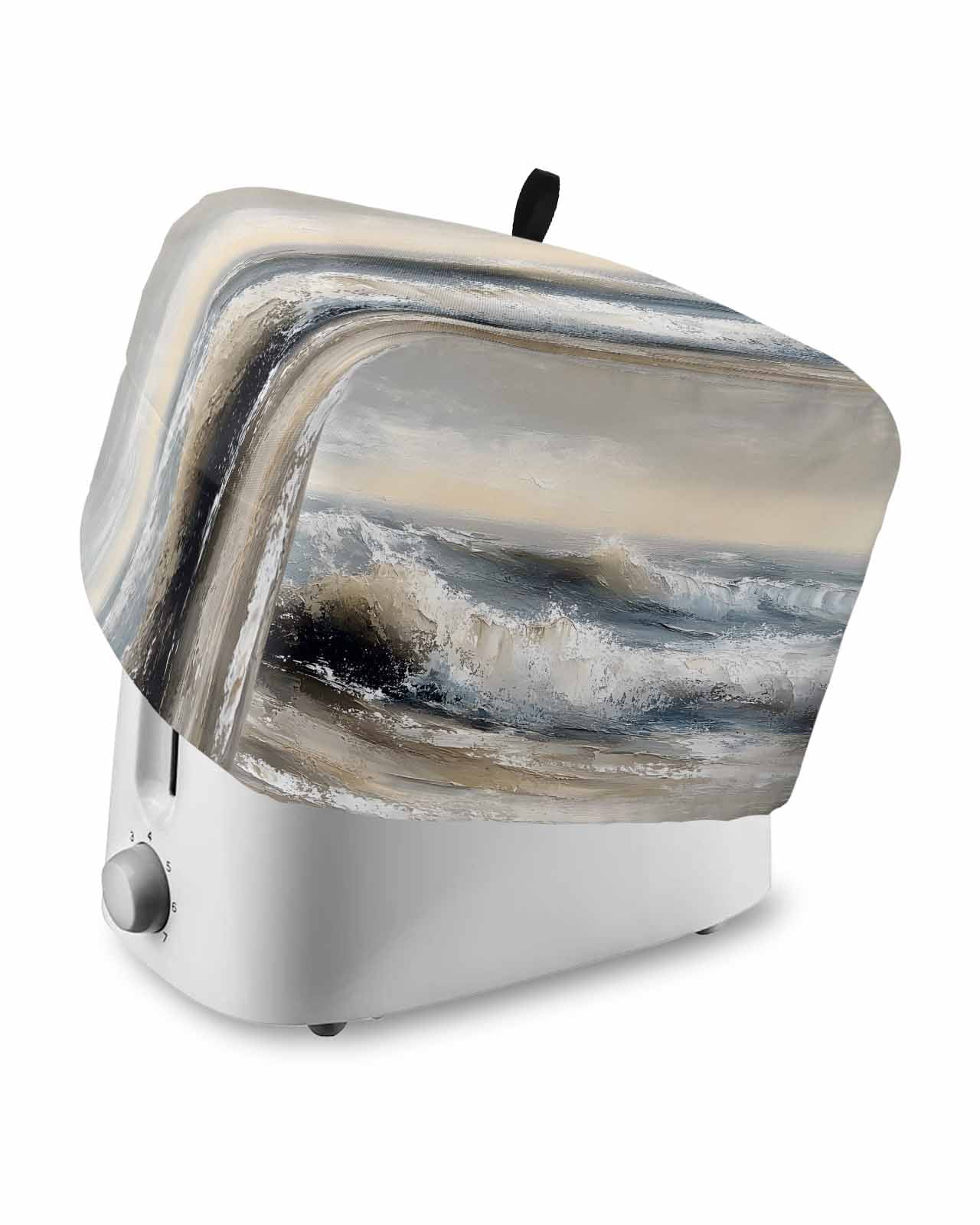 Fsddascl Ocean Oil Painting Toaster Cover 2 Slice, Small Kitchen ...