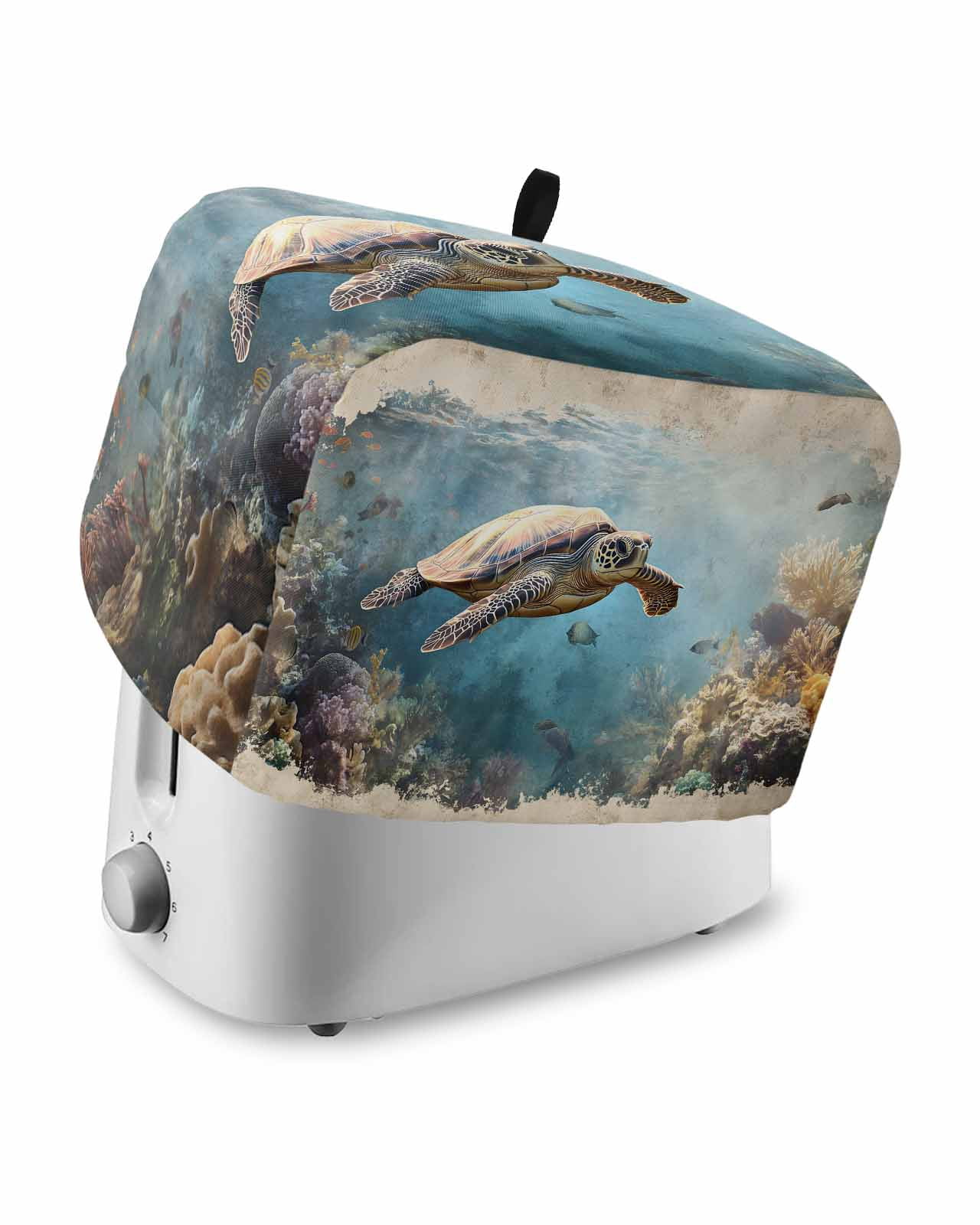 Fsddascl Ocean Turtle Small Toaster Cover 2 Slice, Kitchen Appliance ...