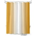 thumbnail image 1 of Fsddascl Orange Ombre Shower Curtain Set - 54" x 78" Washable Bathtub Curtain with 12 Hooks, Orange White Gradient Modern Abstract Art Waterproof Fabric Stall Shower Curtains for Bathroom/Bathtub, 1 of 6