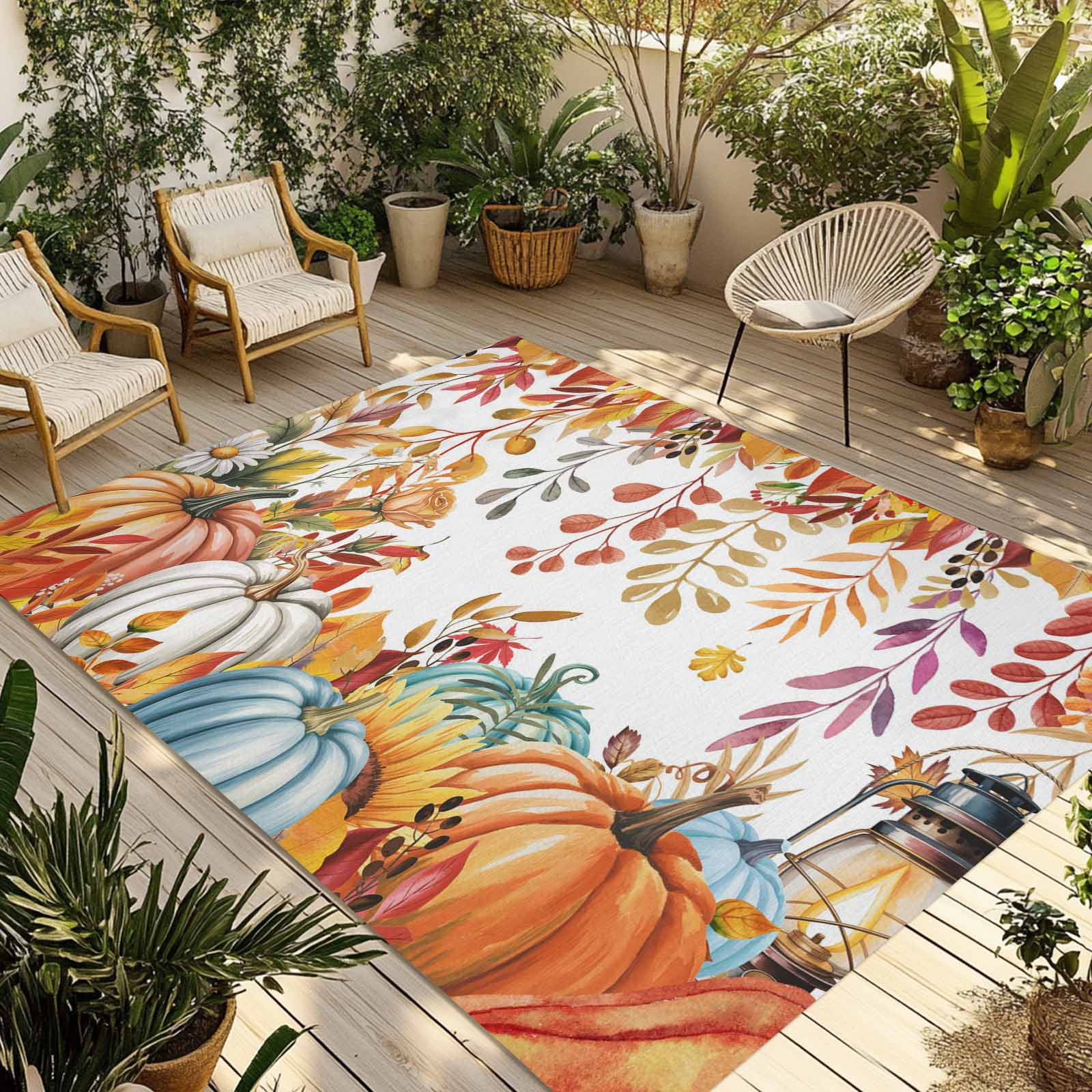 Terrific Fall Outdoor Rugs Photos