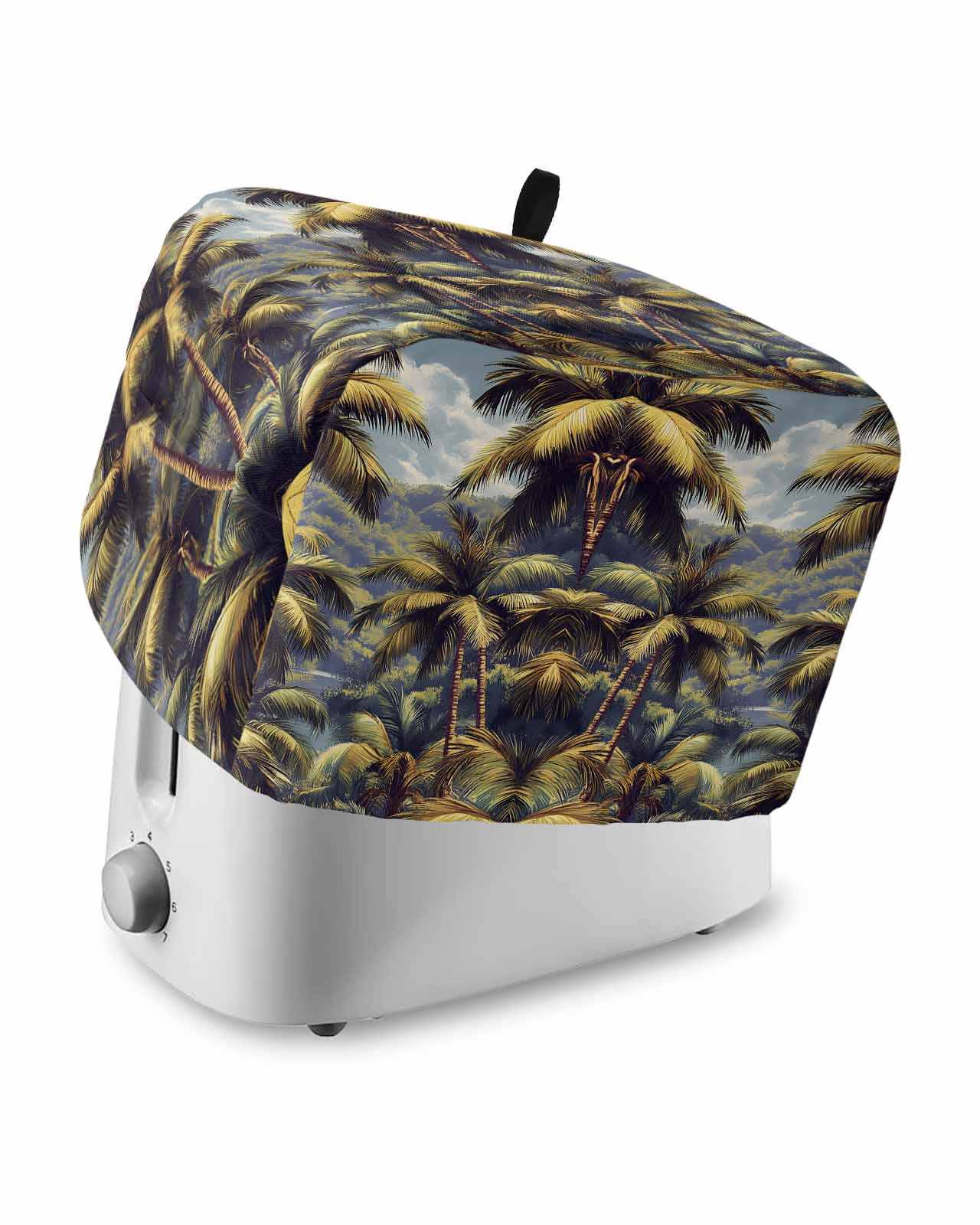 Tree Motif Toasters Fsddascl Palm Tree Small Toaster Cover 2 Slice, Kitchen Appliance ...