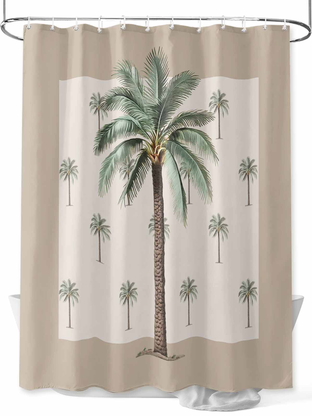 Shower Curtain Palm Treesnull