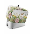 thumbnail image 1 of Fsddascl Pink Spring Floral Small Toaster Cover 2 Slice, Kitchen Appliance Covers, Pastoral Flowers Summer Botanical Toaster Oven Cover with Loop, Bread Machine Cover Polyester Dust Cover Protection, 1 of 5
