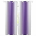 thumbnail image 1 of Fsddascl Purple Ombre Blackout Curtains for Bedroom/Living Room, Thermal Insulated Kitchen Curtains, Farmhouse Modern Art Grommet Darkening Window Treatment Drapes 42"x45"x2, 1 of 8