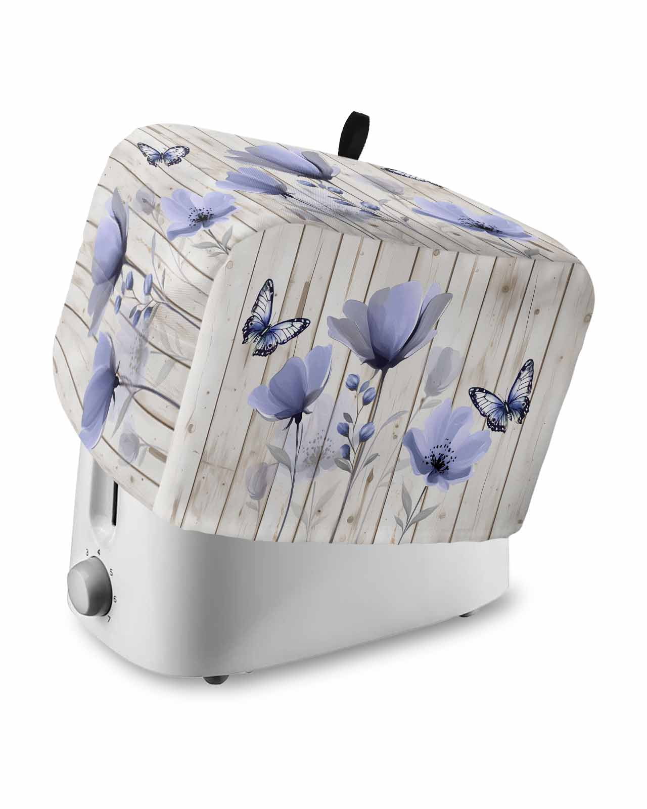 Fsddascl Purple Tulip Toaster Cover 4 Slice, Large Kitchen Appliance ...