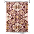 thumbnail image 1 of Fsddascl Red Boho Shower Curtain Set - 60" x 72" Washable Bathtub Curtain with 12 Hooks, Country Vintage Aesthetic Ethnic Aesthetics Waterproof Fabric Stall Shower Curtains for Bathroom/Bathtub, 1 of 6