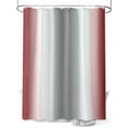 thumbnail image 1 of Fsddascl Red Grey Shower Curtain Set - 48" x 72" Washable Bathtub Curtain with 12 Hooks, Gray Farmhouse Modern Rustic Waterproof Fabric Stall Shower Curtains for Bathroom/Bathtub Décor, 1 of 6