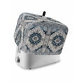 thumbnail image 1 of Fsddascl Retro Boho Floral Toaster Cover 2 Slice, Small Kitchen Appliance Covers, Vintage National Flower Blue Toaster Oven Cover with Loop, Bread Machine Cover Polyester Dust Cover Protection, 1 of 5