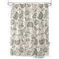 thumbnail image 1 of Fsddascl Retro Spring Floral Shower Curtain Set - Standard 72" x 72" Bathtub Curtain with 12 Hooks, Summer Botanical Vintage Farmhouse Waterproof Fabric Stall Shower Curtains for Bathroom/Bathtub, 1 of 6
