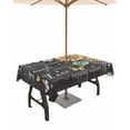 thumbnail image 1 of Fsddascl Retro Sunflower Outdoor Tablecloth - 60x102 Inch Rectangle Dining Table Cover, Spring Summer Farmhouse Floral Butterfly Waterproof Outdoor Table Cloth with Umbrella Hole & Zipper for Patio, 1 of 7