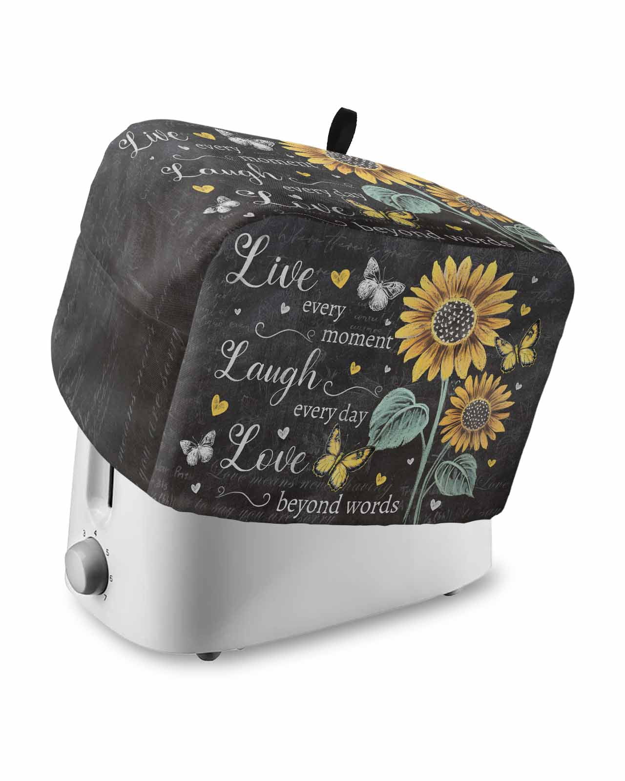 Machine Cover Kitchen Fsddascl Retro Sunflower Toaster Cover 2 Slice, Small Kitchen Appliance ...