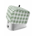 thumbnail image 1 of Fsddascl Saga Green Plaid, Farmhouse Country Buffalo Check Toaster Cover 4 Slice, Large Kitchen Appliance Covers, Toaster Oven Cover with Loop, Bread Machine Cover Polyester Dust Cover Protection, 1 of 5