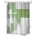 thumbnail image 1 of Fsddascl Sage Green Gray Shower Curtain Set - 54" x 78" Washable Bathtub Curtain with 12 Hooks, Oil Painting Geometric Abstract Modern Waterproof Fabric Stall Shower Curtains for Bathroom/Bathtub, 1 of 6