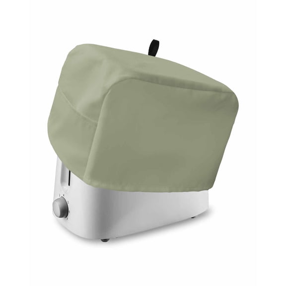 Fsddascl Sage Green Toaster Cover 4 Slice, Large Kitchen Appliance Covers, Farmhouse Sage Green Decor Toaster Oven Cover with Loop, Bread Machine Cover Polyester Dust Cover Protection