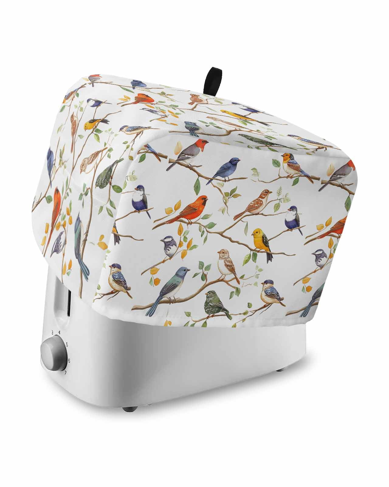 Fsddascl Spring Bird Leaf Toaster Cover 4 Slice, Large Kitchen ...