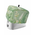 thumbnail image 1 of Fsddascl Spring Daisy Flowers Toaster Cover 2 Slice, Small Kitchen Appliance Covers, Pastoral Garden Butterfly Chic Toaster Oven Cover with Loop, Bread Machine Cover Polyester Dust Cover Protection, 1 of 5