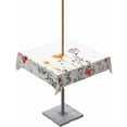 thumbnail image 1 of Fsddascl Spring Floral Outdoor Tablecloth - 54x54 Inch Square Dining Table Cover, Botanical Summer Flower Waterproof Outdoor Table Cloth with Umbrella Hole & Zipper for Picnic/Patio/Party, 1 of 7