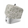 thumbnail image 1 of Fsddascl Spring Flowers Small Toaster Cover 2 Slice, Kitchen Appliance Covers, Farmhouse Sage Green Pastoral Floral Leaf Toaster Oven Cover with Loop, Bread Machine Cover Polyester Dust Cover, 1 of 5