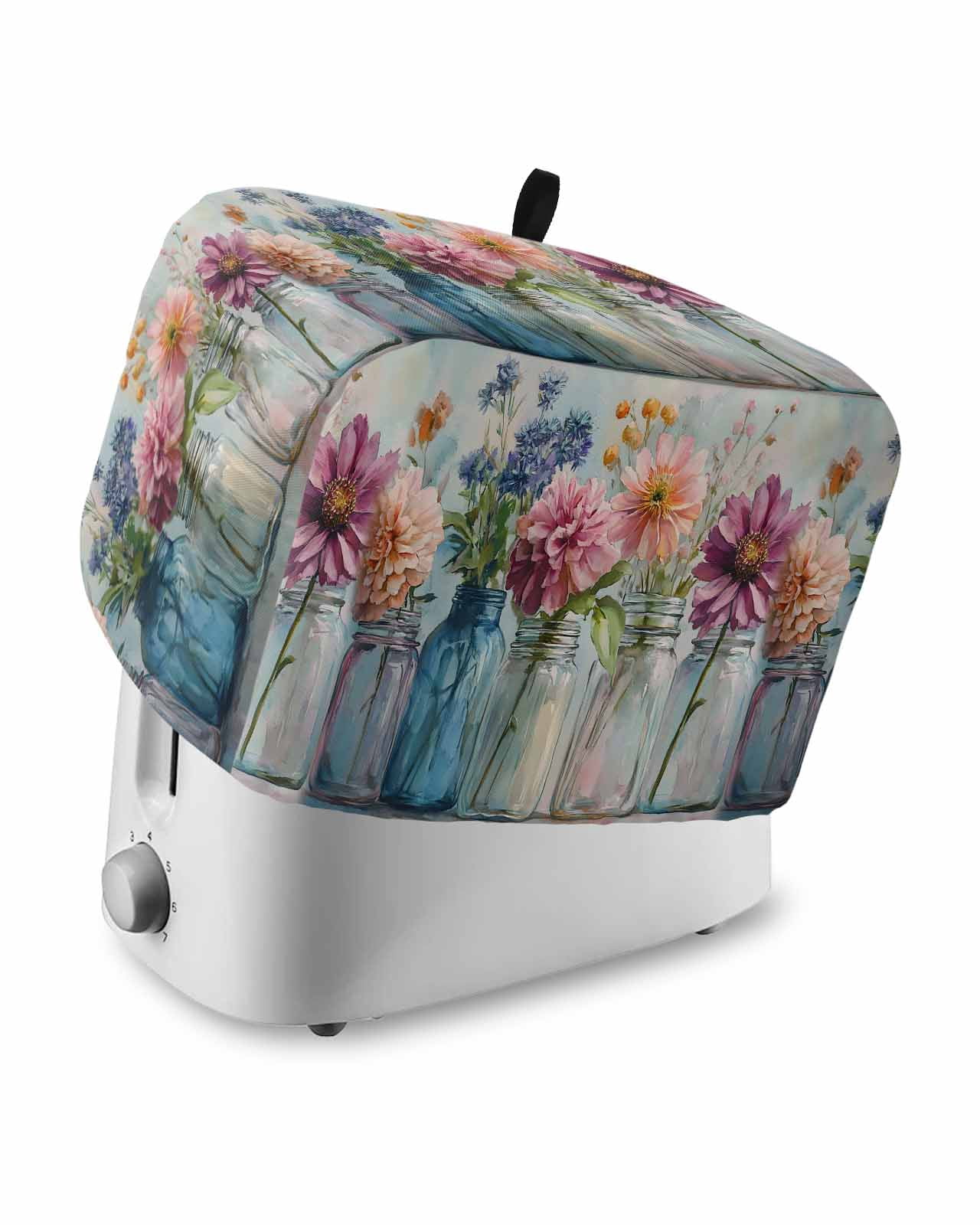 Fsddascl Spring Flowers Toaster Cover 4 Slice, Large Kitchen Appliance ...
