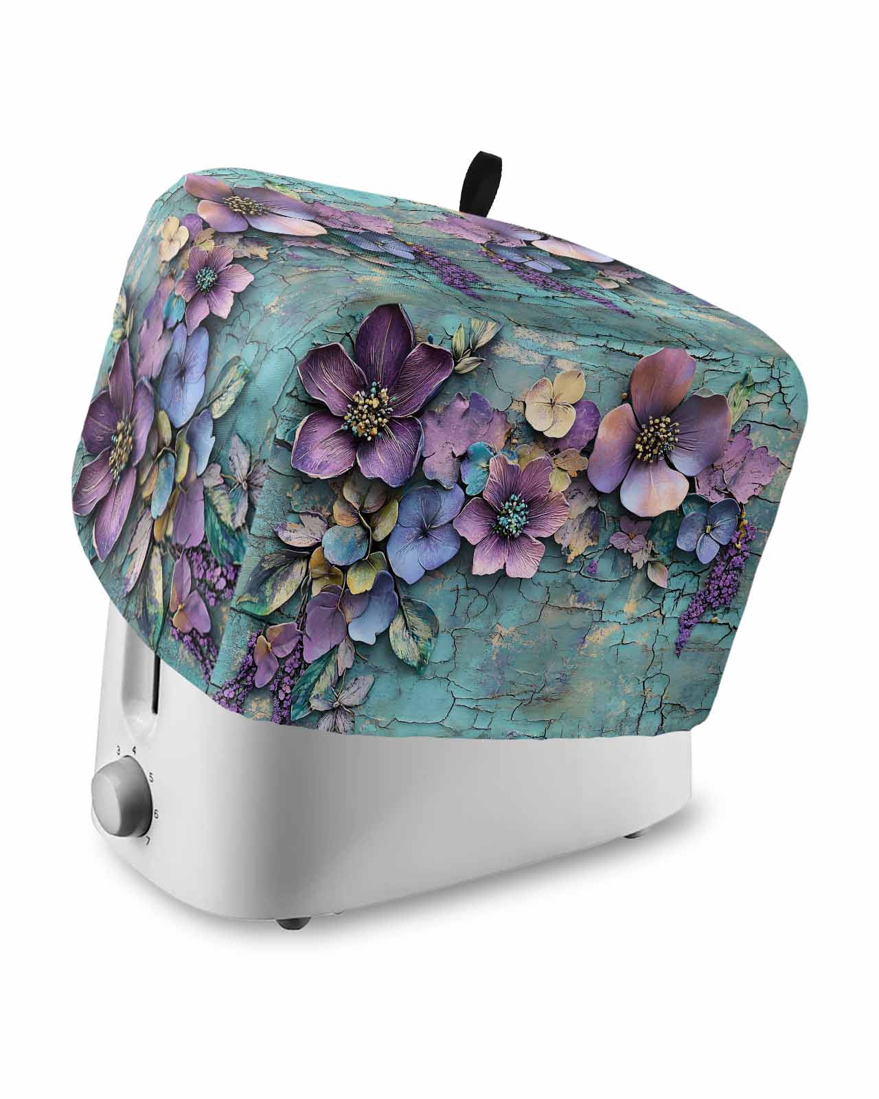 Fsddascl Spring Purple Flower Toaster Cover 2 Slice, Small Kitchen ...
