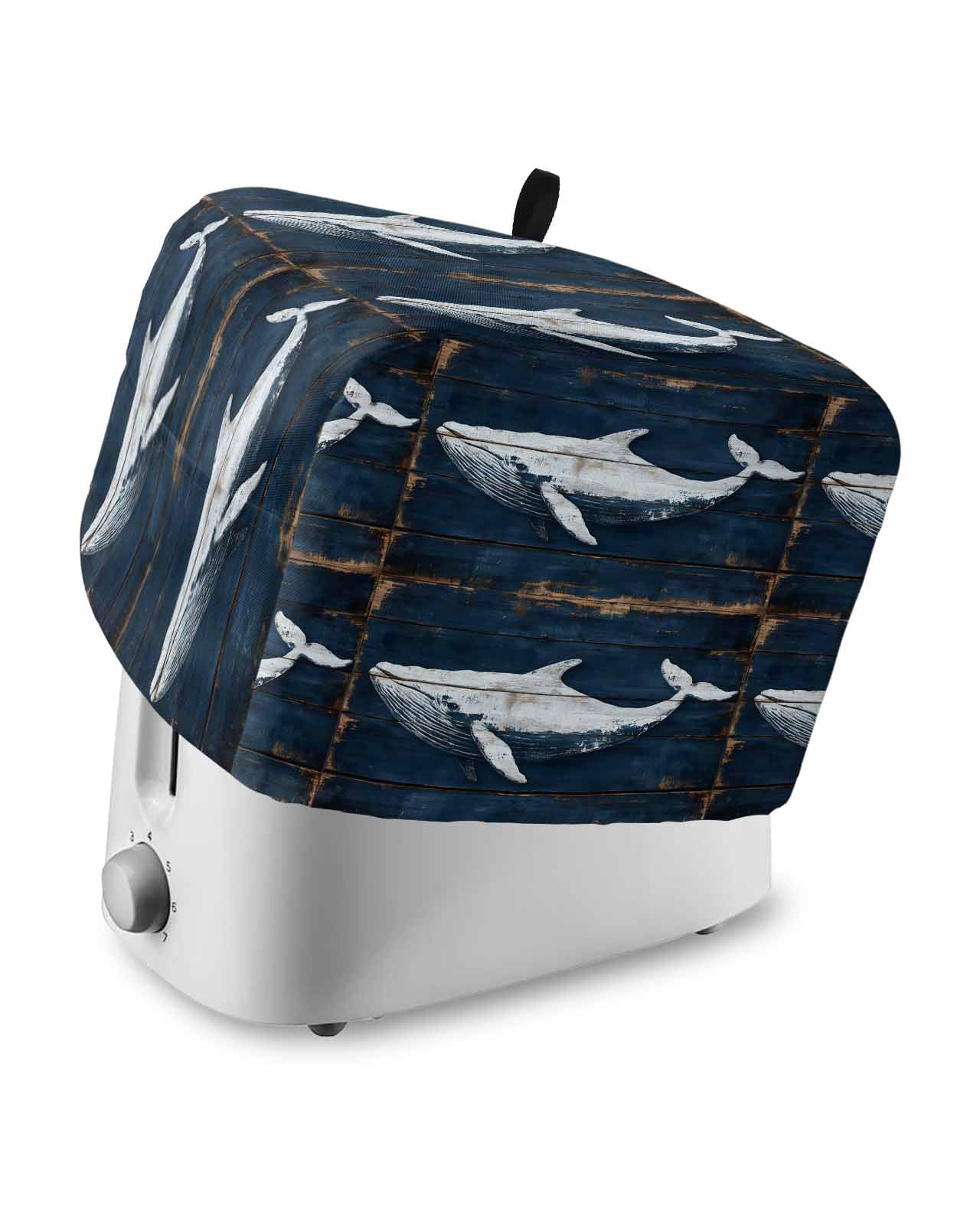 Whale Toaster Cover For 2-Slice Toasters – Waterproof, Dust-Proof, 11.4x7.9x7.5 Inch, With Pocket - View #5