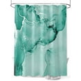 thumbnail image 1 of Fsddascl Turquoise Marble Shower Curtain Set - Standard 72" x 72" Bathtub Curtain with 12 Hooks, Nature Marble Stone Ripple Modern Art Waterproof Fabric Stall Shower Curtains for Bathroom/Bathtub, 1 of 6