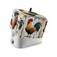 thumbnail image 1 of Fsddascl Vintage Rooster Toaster Cover 2 Slice, Small Kitchen Appliance Covers, Retro Animals Watercolor Toaster Oven Cover with Loop, Bread Machine Cover Polyester Dust Cover Protection, 1 of 5