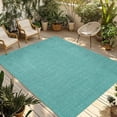 thumbnail image 1 of Fsddascl Vintage Teal Green Outdoor Rug for Patio/Deck, Non-Slip Large Area Rug 6 x 9 Ft, Farmhouse Retro Solid Color Linen Texture Indoor Outdoor Rugs Washable Area Rugs, Camping Rug Carpet Runner, 1 of 9