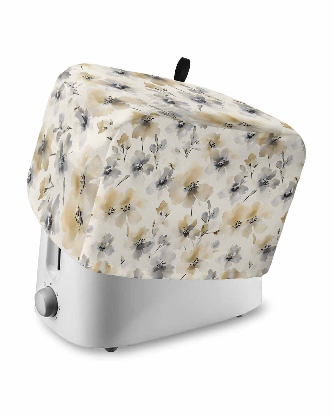 Kitchen Machine Cover Fsddascl Watercolor Flowers Toaster Cover 2 Slice, Small Kitchen ...
