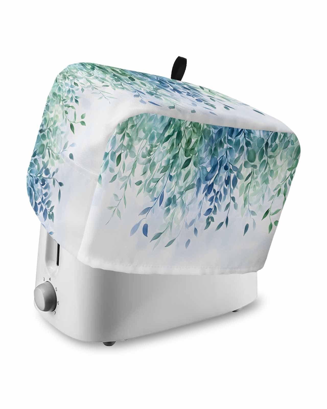 Kitchen Machine Cover Fsddascl Watercolor Leaves Toaster Cover 4 Slice, Large Kitchen ...
