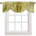 thumbnail image 1 of Fsddascl Yellow Tie Up Valance Curtains for Windows, Kitchen Curtains Window Treatments, Retro Oil Painting Modern Abstract Art Aesthetics Short Window Shades Valances for Bedroom Bathroom 54"x18", 1 of 7