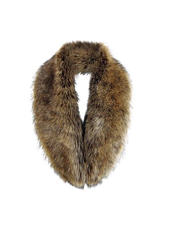 Collar Scarf for Women Winter Warm Shawl Wrap Stole Furry Neck Warmer Bridal Wedding Thanksgiving Christmas Wine,Free Size