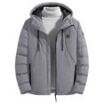 thumbnail image 1 of Fsgntruao Heated Jacket for Women Unisex Usb Intelligent Constant Temperature Heated Windproof 9 Heating Zone Hooded Coat Gray,XXL, 1 of 6