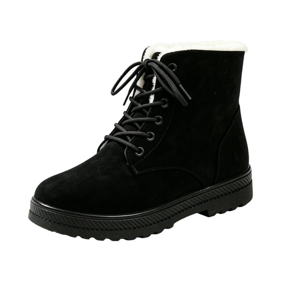 Fsgntruao Snow Boots for Women Winter Outdoor Snow Women'S Thick Sole Fleece-Lined Keep Warm Non-Snow Boots
