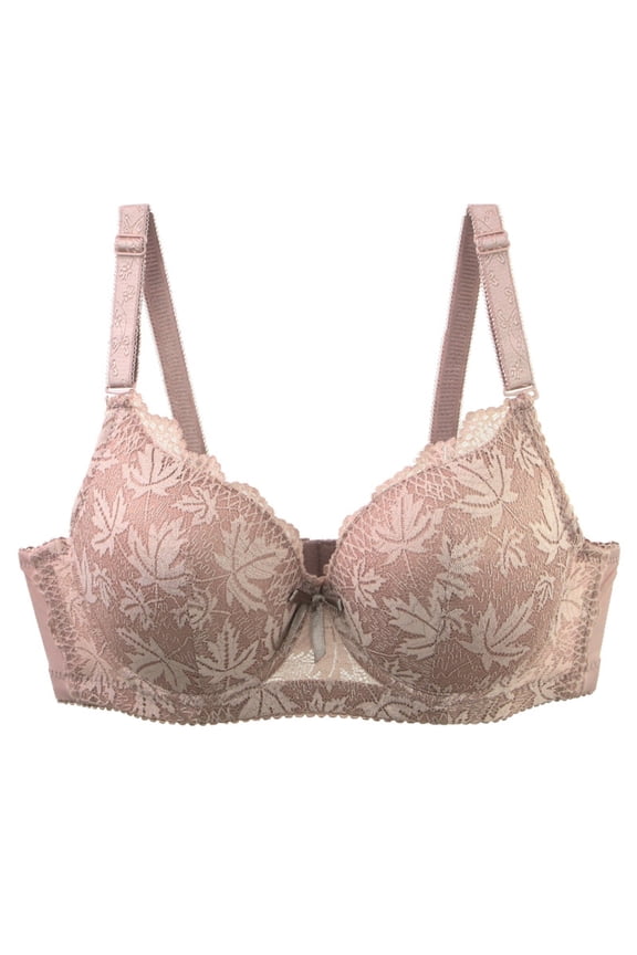 Underwire Bras for Women Bc Cup Push Up Anti-Sagging Thin Bra Everyday Wear Lingerie