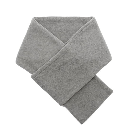 Fsgntruao Warm Short Scarf for Men Women for Winter Cold Weather Soft Neck Warmer Neck Scarves Gray,Free Size