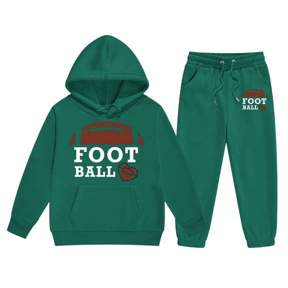 Fshinging 2 Piece Outfits For Toddler Boys Hoodie Set Long Sleeve Hooded Sweatshirt And Sweatpants Boys Pants