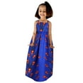thumbnail image 1 of Fshinging 2025 Dress For Toddler Girls Style Strap Traditional 16Y Dashiki Princess Sleeveless Outfits Backless Children Dresses Size 1-2 Years, 1 of 1