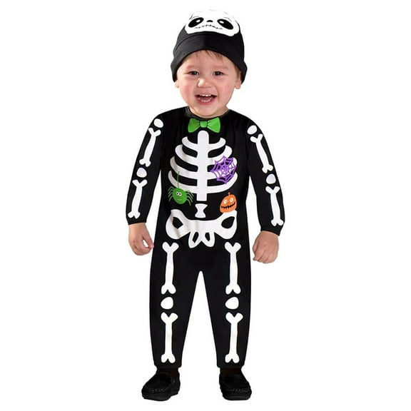Fshinging Baby Boy Clothes Outfits Skeleton Scary Cute Parties Permances Children'S Outfit Set